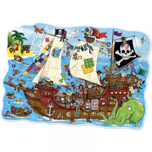 Puzzle barco pirata